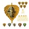 Leaf Ganesha Return Gift, Diwali Navrathri Decoration, Ganesh Wall Decor,housewarming Gift,indian Wedding, Pooja Puja Favor, Idol Statues, Feng Shui